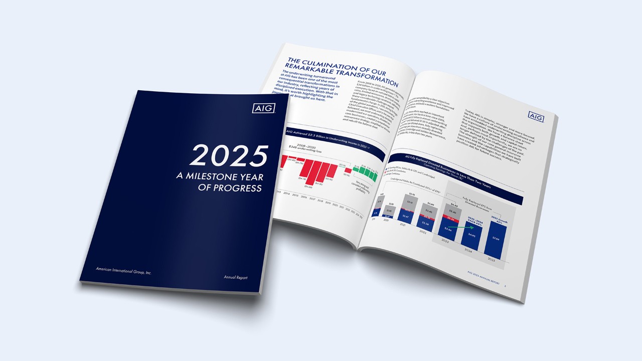 รายงานประจำปีของ AIG